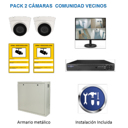 Pack 2 cámaras comunidades