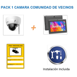 Pack 1 cámara comunidad