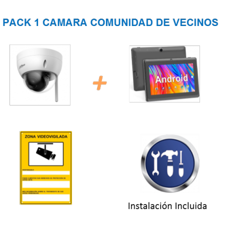 Pack 1 cámara comunidad