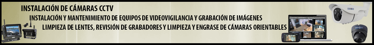 Instalación de sistemas de seguridad CCTV